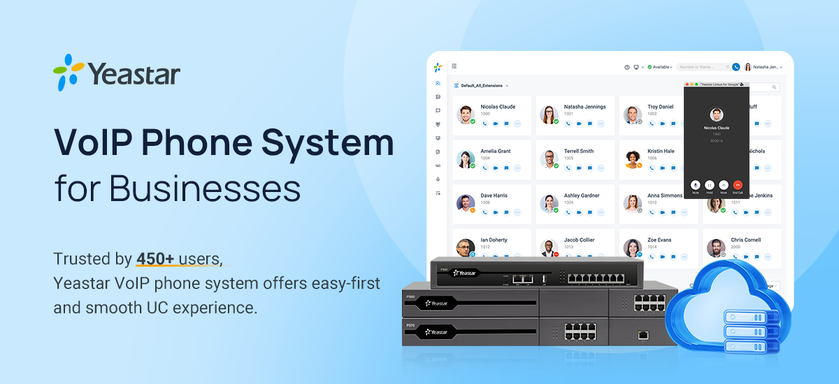 Yeastar VoIP PBX system for businesses