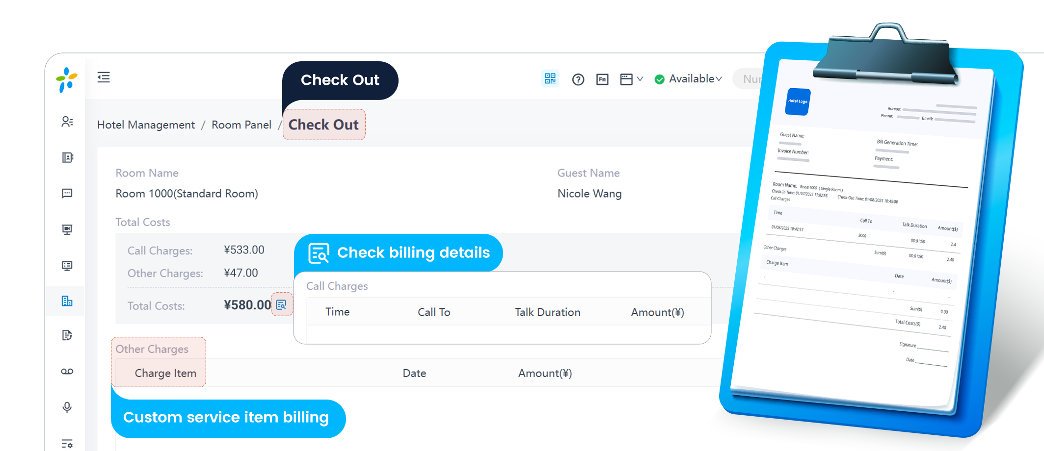 Hotel-Module-Billing